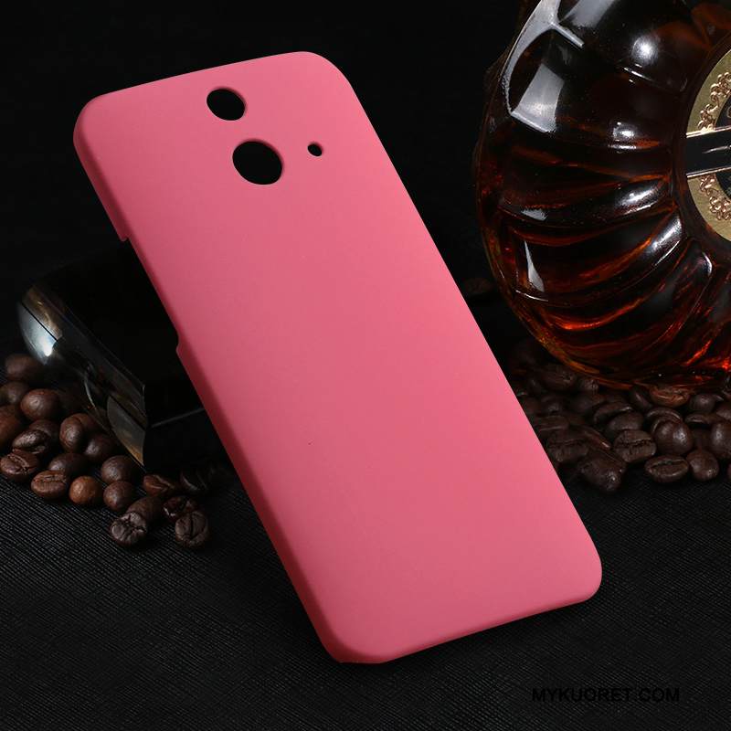 Kuori Htc One M8 Monivärinen Kova Pesty Suede, Kotelo Htc One M8 Suojaus Puhelimen Kuoret