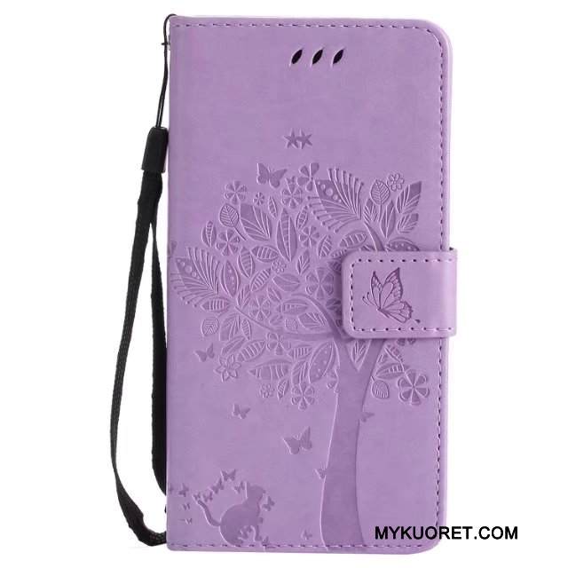 Kuori Htc One M8 Nahka Puhelimen Kuoret Jauhe, Kotelo Htc One M8 Suojaus Murtumaton Punainen