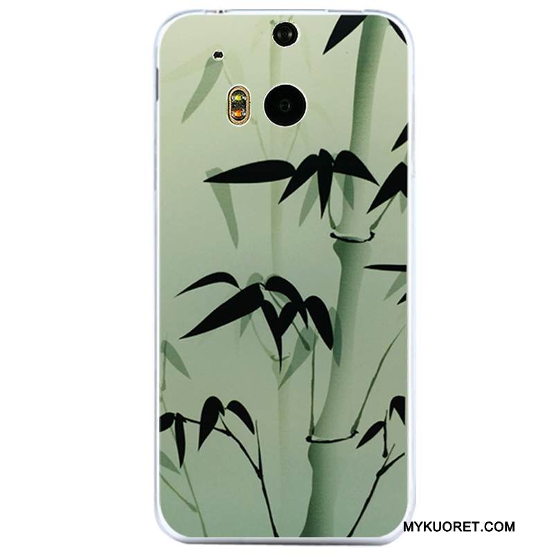 Kuori Htc One M8 Pehmeä Neste Puhelimen Kuoret Läpinäkyvä, Kotelo Htc One M8 Suojaus Murtumaton Tuuli