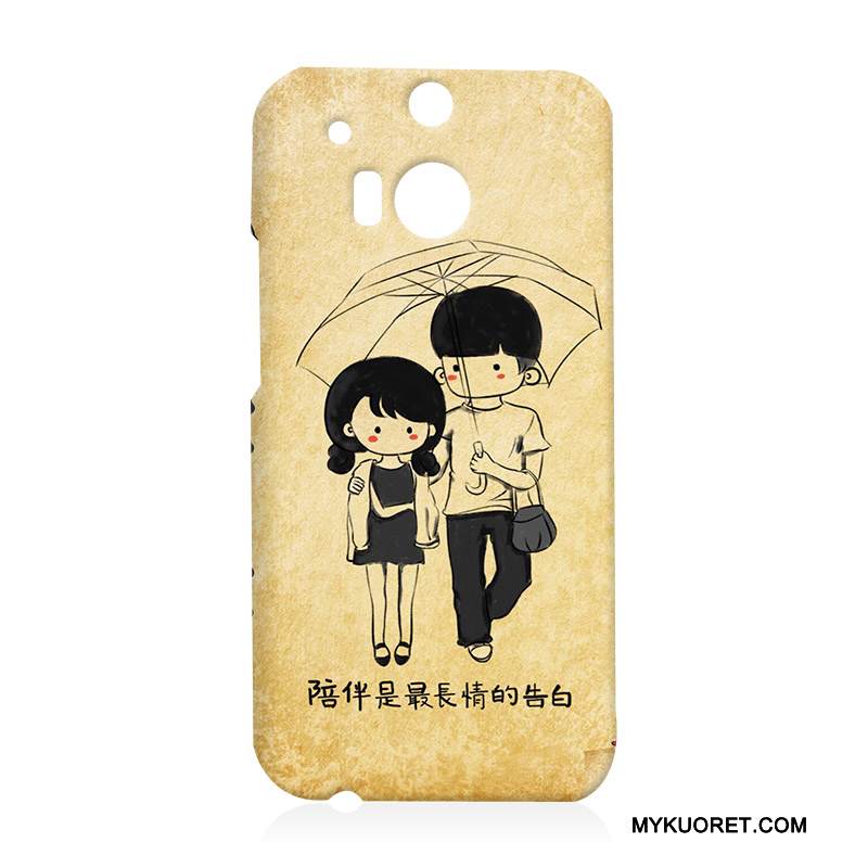 Kuori Htc One M8 Sarjakuva Suuntaus Kova, Kotelo Htc One M8 Maalaus Murtumaton Jauhe