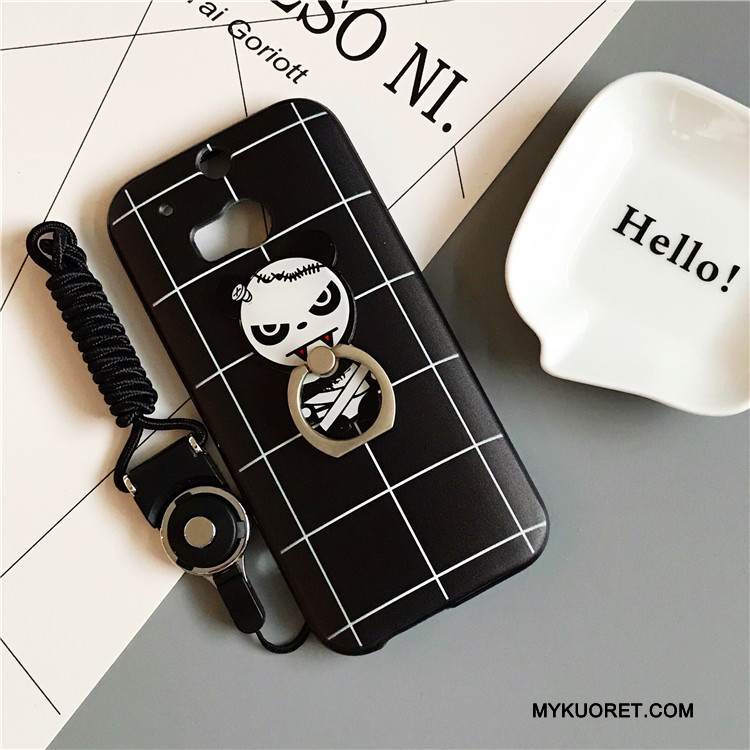 Kuori Htc One M8 Silikoni Puhelimen Kuoret Valkoinen, Kotelo Htc One M8 Pehmeä Neste Musta Pleedi