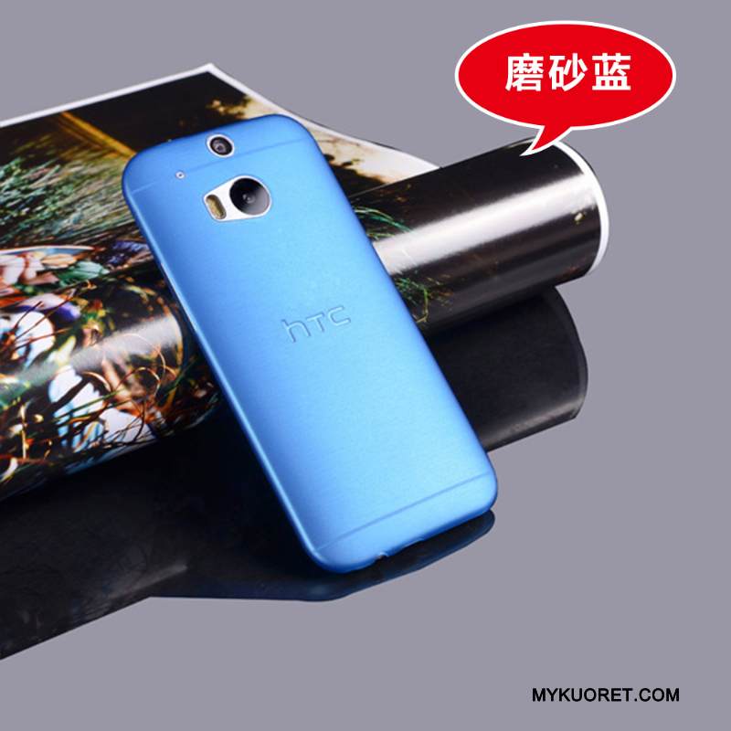 Kuori Htc One M8 Suojaus Kova Pesty Suede, Kotelo Htc One M8 Harmaa Ultra