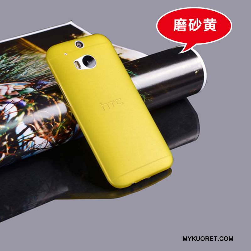 Kuori Htc One M8 Suojaus Kova Pesty Suede, Kotelo Htc One M8 Harmaa Ultra