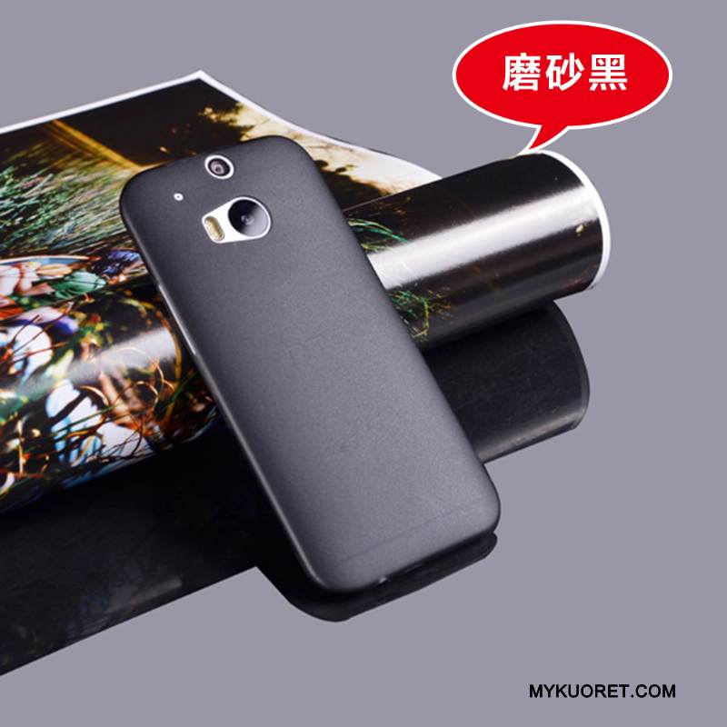 Kuori Htc One M8 Suojaus Kova Pesty Suede, Kotelo Htc One M8 Harmaa Ultra