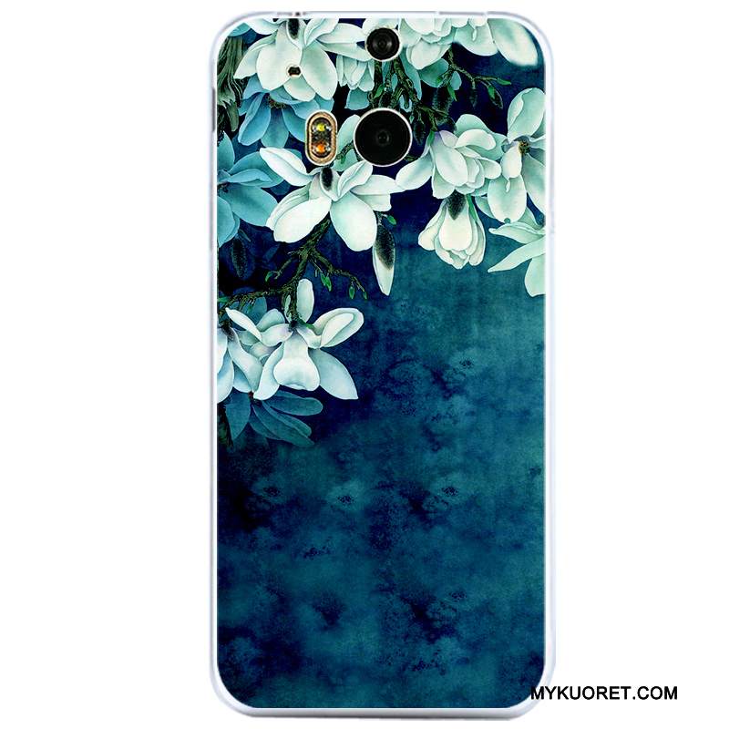 Kuori Htc One M8 Suojaus Läpinäkyvä Puhelimen Kuoret, Kotelo Htc One M8 Laukut Murtumaton Musta