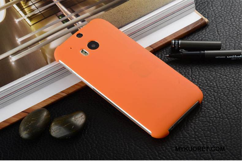 Kuori Htc One M8 Suojaus Oranssi Puhelimen Kuoret, Kotelo Htc One M8