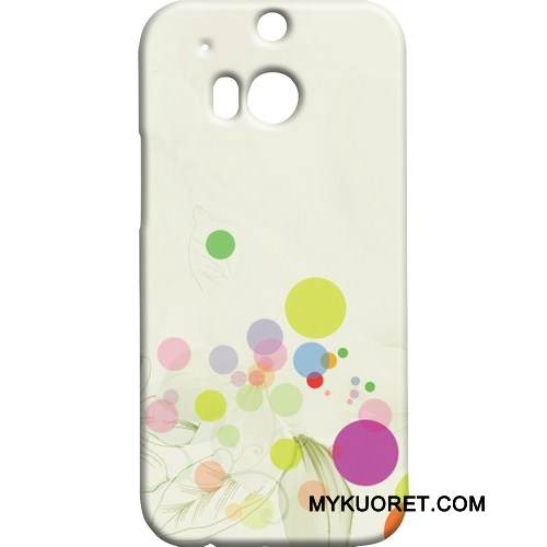 Kuori Htc One M8 Suojaus Pesty Suede Ripustettavat Koristeet, Kotelo Htc One M8 Perhonen Puhelimen Kuoret