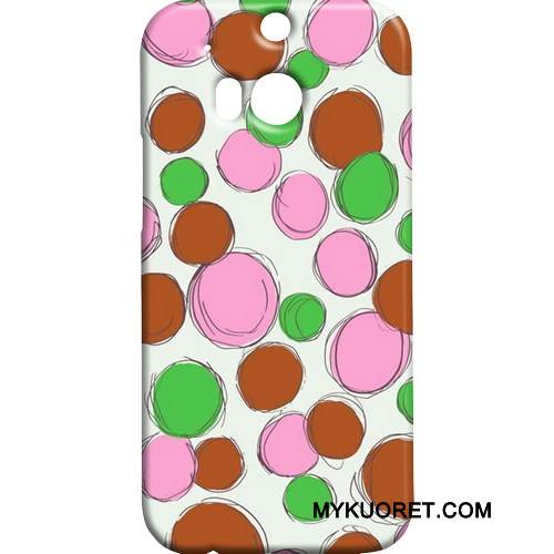 Kuori Htc One M8 Suojaus Pesty Suede Ripustettavat Koristeet, Kotelo Htc One M8 Perhonen Puhelimen Kuoret