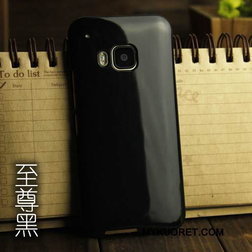 Kuori Htc One M9 Laukut Murtumaton Musta, Kotelo Htc One M9 Silikoni Takakansi Puhelimen Kuoret