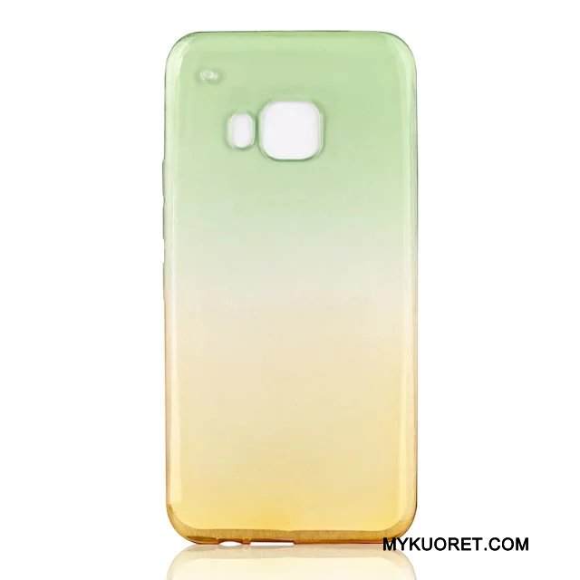 Kuori Htc One M9 Pehmeä Neste Kaltevuus Ultra, Kotelo Htc One M9 Suojaus Vihreä Ohut
