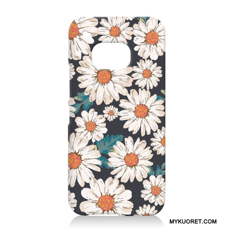 Kuori Htc One M9 Pehmeä Neste Murtumaton Valkoinen, Kotelo Htc One M9 Kohokuviointi Kova Puhelimen Kuoret