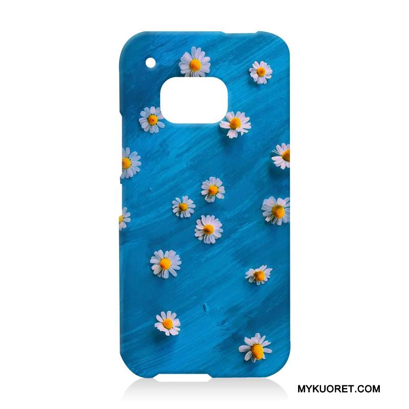 Kuori Htc One M9 Pehmeä Neste Murtumaton Valkoinen, Kotelo Htc One M9 Kohokuviointi Kova Puhelimen Kuoret