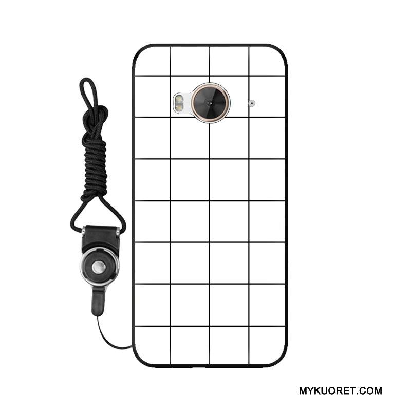 Kuori Htc One M9 Pehmeä Neste Pleedi Muokata, Kotelo Htc One M9 Suojaus Rengas Valkoinen