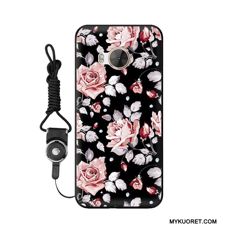 Kuori Htc One M9 Pehmeä Neste Pleedi Muokata, Kotelo Htc One M9 Suojaus Rengas Valkoinen