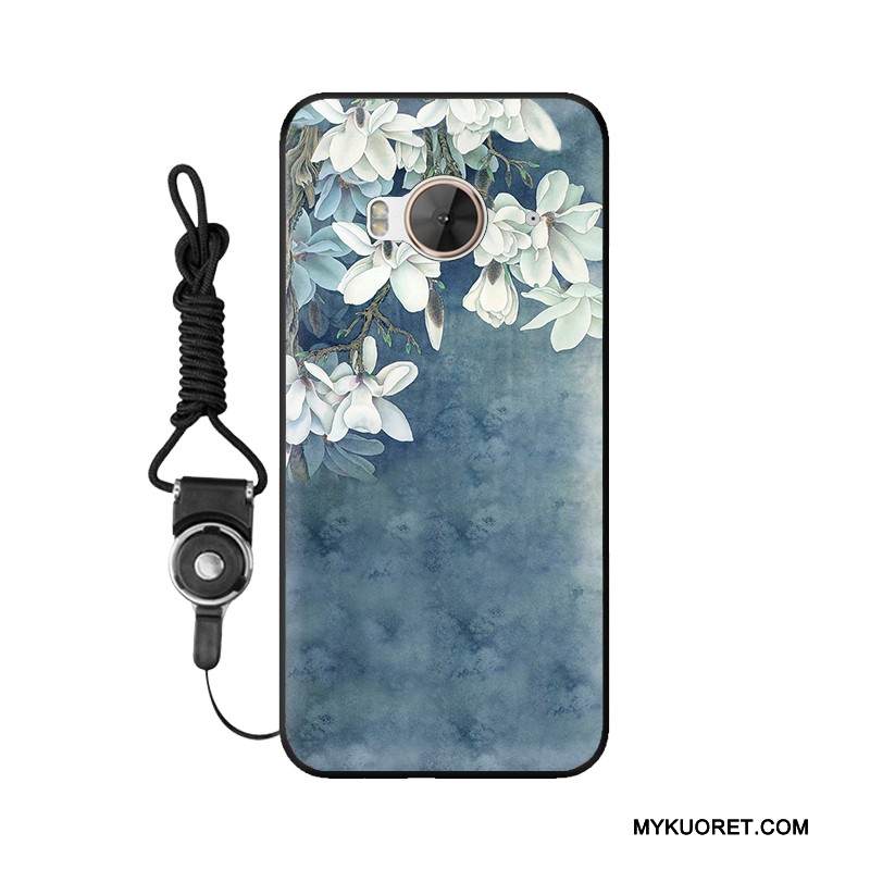 Kuori Htc One M9 Pehmeä Neste Pleedi Muokata, Kotelo Htc One M9 Suojaus Rengas Valkoinen