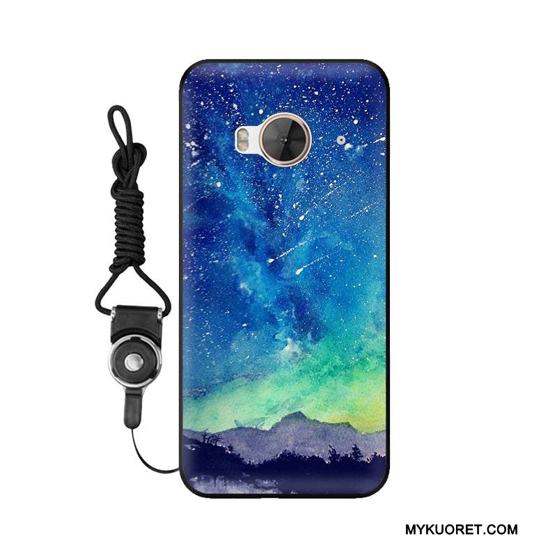 Kuori Htc One M9 Pehmeä Neste Pleedi Muokata, Kotelo Htc One M9 Suojaus Rengas Valkoinen