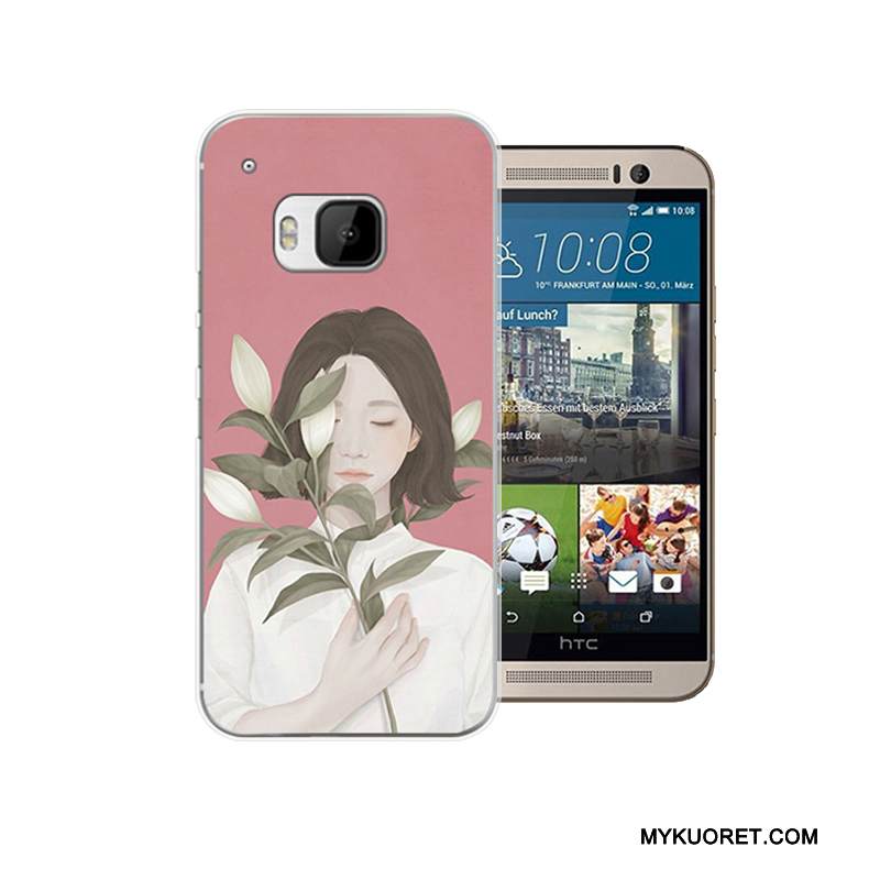 Kuori Htc One M9 Suojaus Pieni Murtumaton, Kotelo Htc One M9 Valkoinen Persoonallisuus