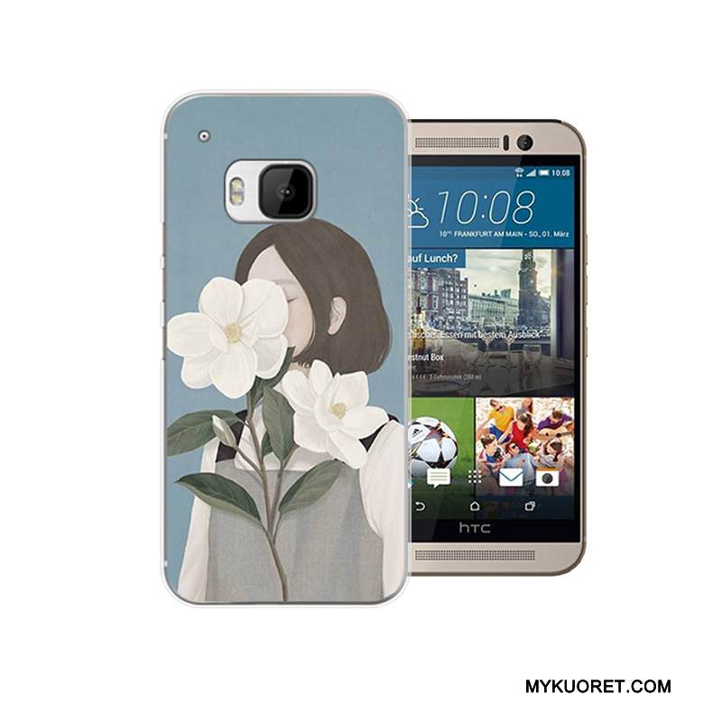 Kuori Htc One M9 Suojaus Pieni Murtumaton, Kotelo Htc One M9 Valkoinen Persoonallisuus
