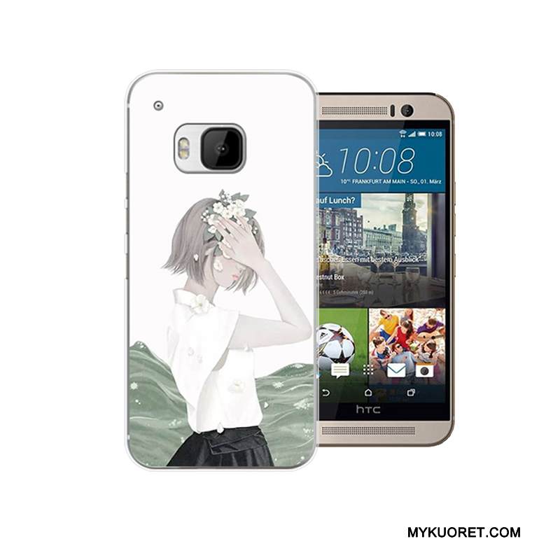 Kuori Htc One M9 Suojaus Pieni Murtumaton, Kotelo Htc One M9 Valkoinen Persoonallisuus