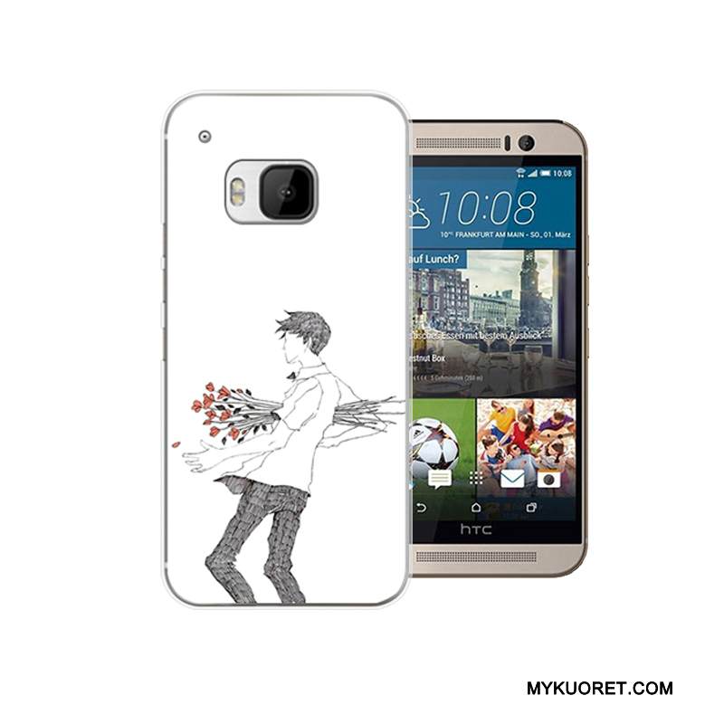 Kuori Htc One M9 Suojaus Pieni Murtumaton, Kotelo Htc One M9 Valkoinen Persoonallisuus