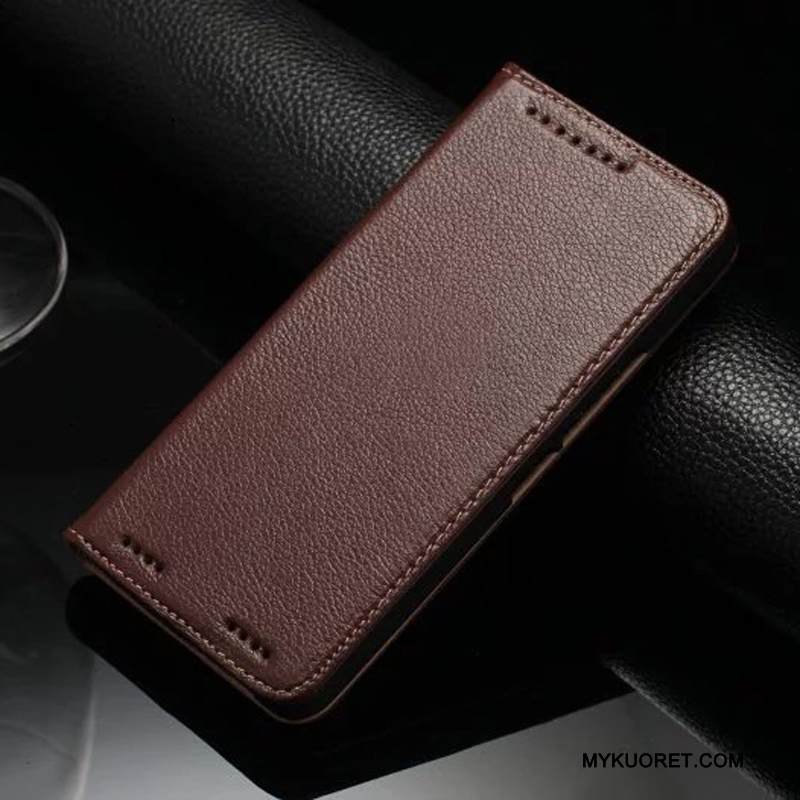 Kuori Htc One M9 Suojaus Puhelimen Kuoret Punainen, Kotelo Htc One M9 Nahka