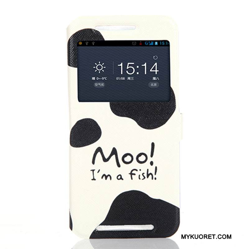 Kuori Htc One M9 Suojaus Puhelimen Kuoret Sininen, Kotelo Htc One M9 Pehmeä Neste Avaa Ikkuna