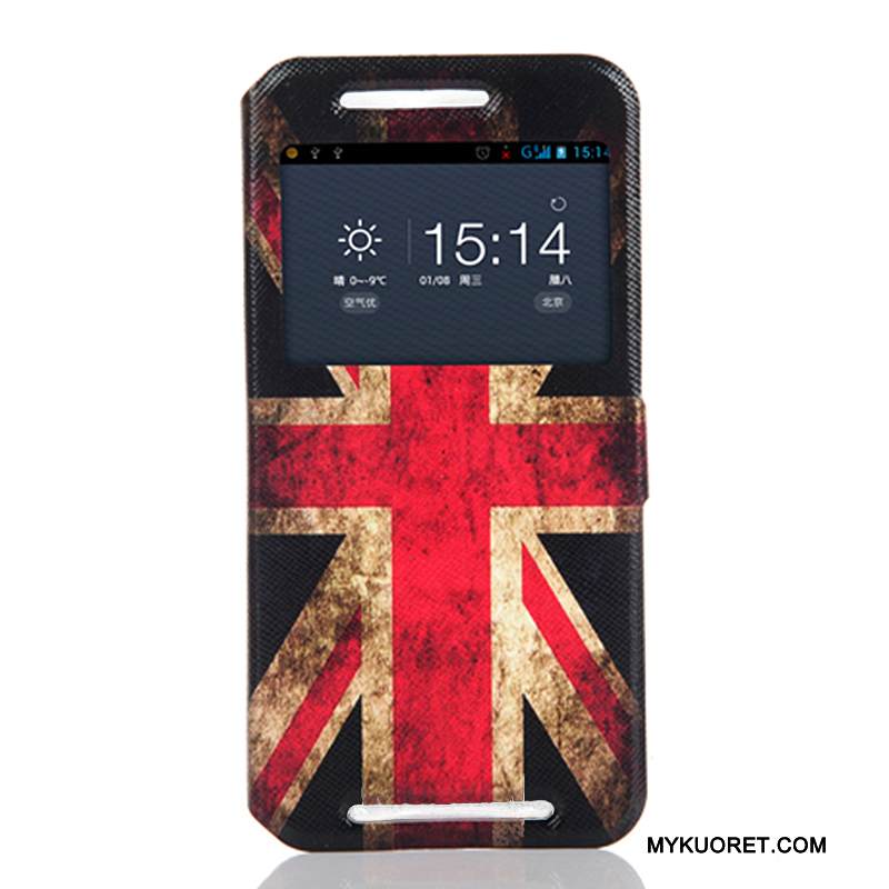 Kuori Htc One M9 Suojaus Puhelimen Kuoret Sininen, Kotelo Htc One M9 Pehmeä Neste Avaa Ikkuna