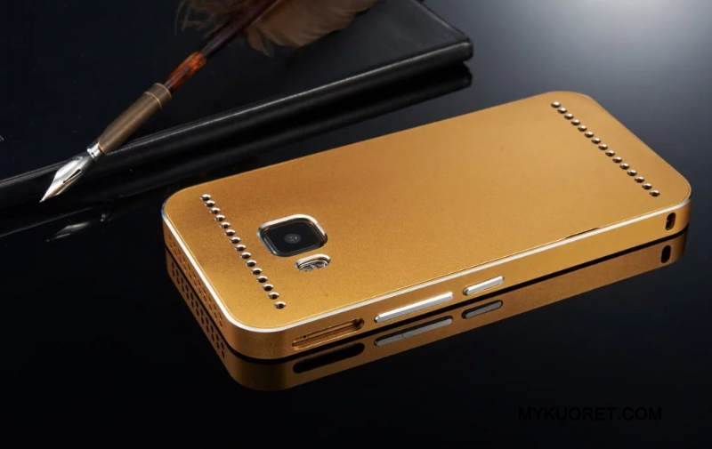 Kuori Htc One M9 Suojaus Puhelimen Kuoret Takakansi, Kotelo Htc One M9 Laukut Sininen Kehys