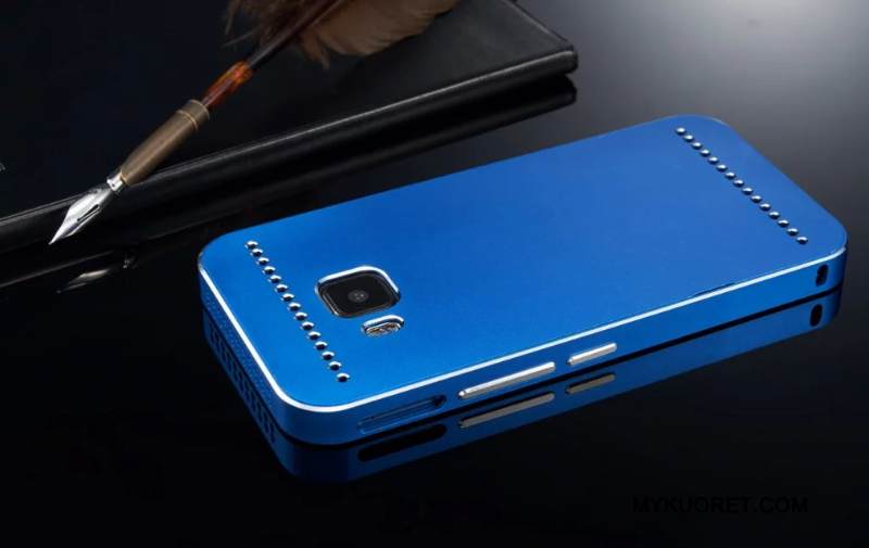 Kuori Htc One M9 Suojaus Puhelimen Kuoret Takakansi, Kotelo Htc One M9 Laukut Sininen Kehys