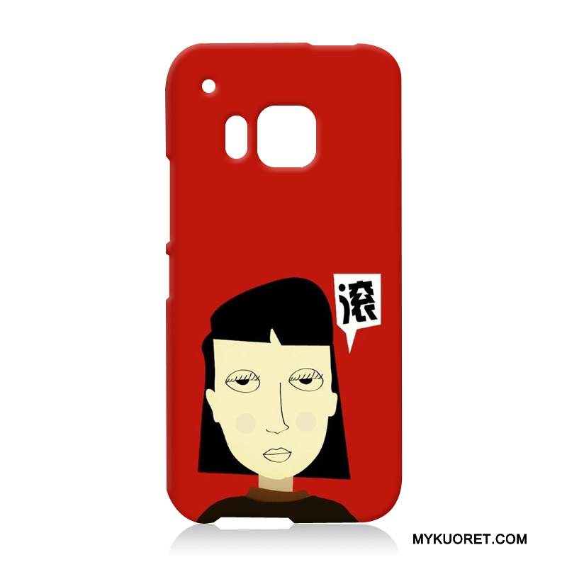 Kuori Htc One M9 Suojaus Sininen Kova, Kotelo Htc One M9 Kohokuviointi Uusi Puhelimen Kuoret