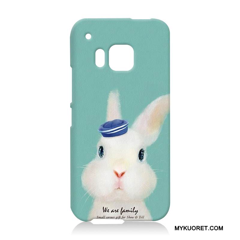 Kuori Htc One M9 Suojaus Sininen Kova, Kotelo Htc One M9 Kohokuviointi Uusi Puhelimen Kuoret