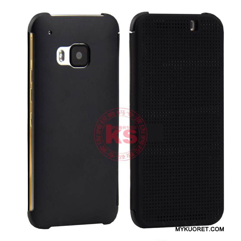 Kuori Htc One M9 Suojaus Violetti Trendi, Kotelo Htc One M9 Nahka Syvä Väri Horrostila