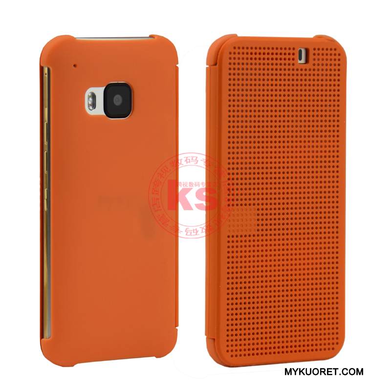 Kuori Htc One M9 Suojaus Violetti Trendi, Kotelo Htc One M9 Nahka Syvä Väri Horrostila