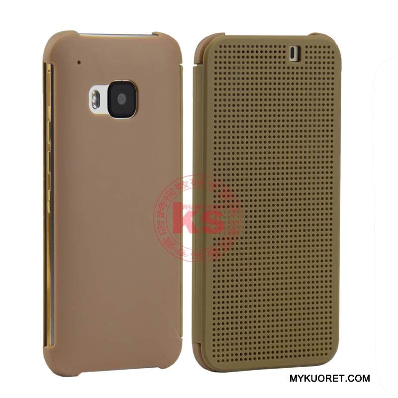 Kuori Htc One M9 Suojaus Violetti Trendi, Kotelo Htc One M9 Nahka Syvä Väri Horrostila