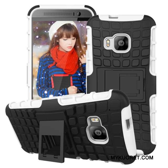 Kuori Htc One M9 Tuki Murtumaton Liukumaton, Kotelo Htc One M9 Suojaus Sininen Puhelimen Kuoret