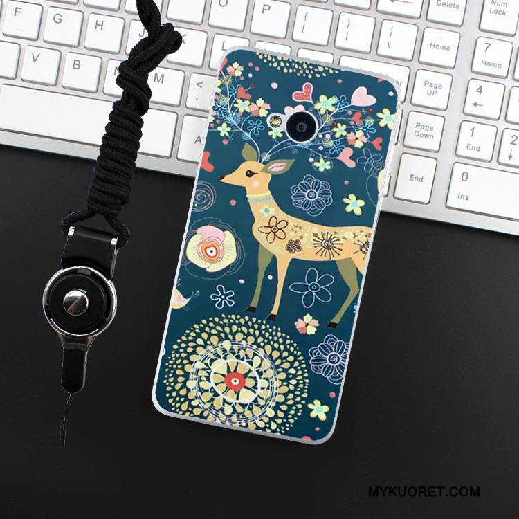 Kuori Htc U Play Laukut Murtumaton Trendi, Kotelo Htc U Play Suojaus Sininen Ripustettavat Koristeet