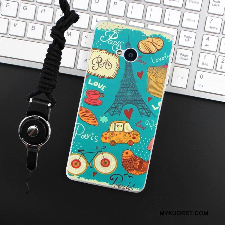 Kuori Htc U Play Laukut Murtumaton Trendi, Kotelo Htc U Play Suojaus Sininen Ripustettavat Koristeet