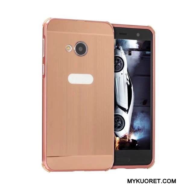 Kuori Htc U Play Metalli Kehys Murtumaton, Kotelo Htc U Play Suojaus Puhelimen Kuoret Musta