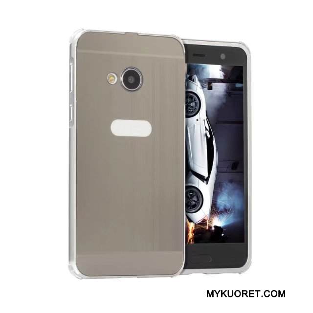 Kuori Htc U Play Metalli Kehys Murtumaton, Kotelo Htc U Play Suojaus Puhelimen Kuoret Musta