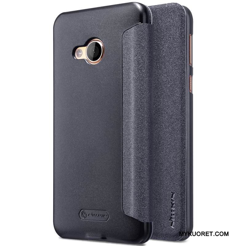 Kuori Htc U Play Nahka Murtumaton Kulta, Kotelo Htc U Play Suojaus