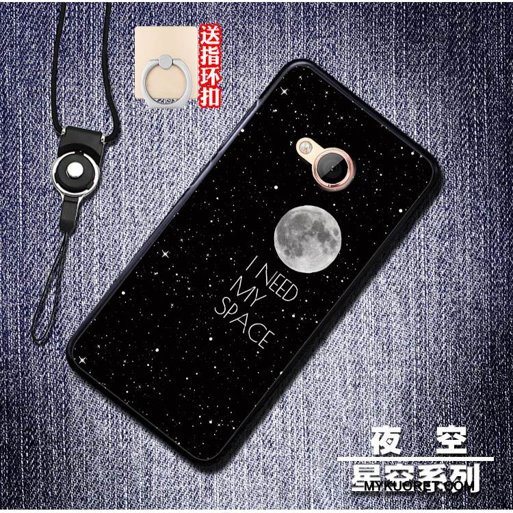 Kuori Htc U Play Pehmeä Neste Murtumaton Musta, Kotelo Htc U Play Silikoni Tähtitaivas Ripustettavat Koristeet