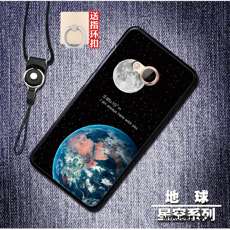 Kuori Htc U Play Pehmeä Neste Murtumaton Musta, Kotelo Htc U Play Silikoni Tähtitaivas Ripustettavat Koristeet