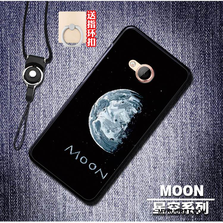 Kuori Htc U Play Pehmeä Neste Murtumaton Musta, Kotelo Htc U Play Silikoni Tähtitaivas Ripustettavat Koristeet