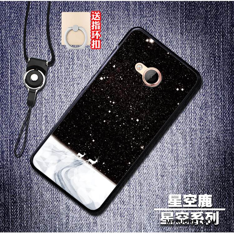 Kuori Htc U Play Pehmeä Neste Murtumaton Musta, Kotelo Htc U Play Silikoni Tähtitaivas Ripustettavat Koristeet