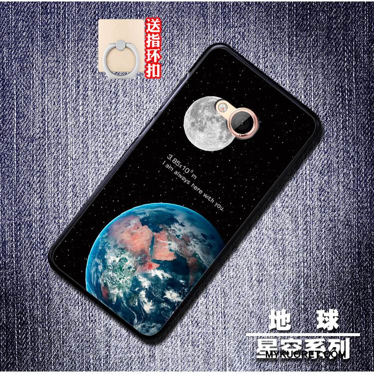 Kuori Htc U Play Pehmeä Neste Murtumaton Musta, Kotelo Htc U Play Silikoni Tähtitaivas Ripustettavat Koristeet