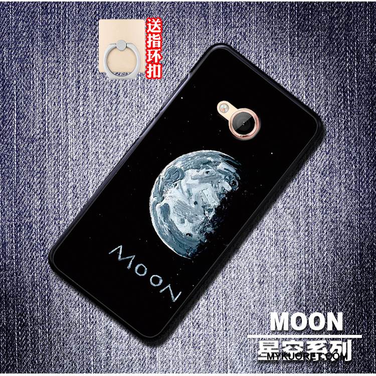 Kuori Htc U Play Pehmeä Neste Murtumaton Musta, Kotelo Htc U Play Silikoni Tähtitaivas Ripustettavat Koristeet