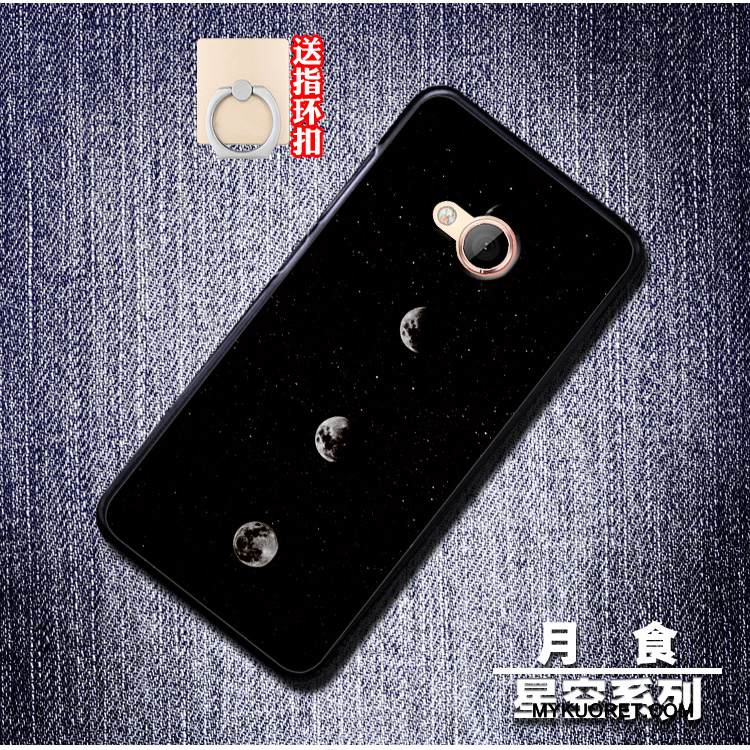 Kuori Htc U Play Pehmeä Neste Murtumaton Musta, Kotelo Htc U Play Silikoni Tähtitaivas Ripustettavat Koristeet