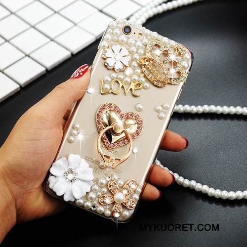 Kuori Htc U Play Rhinestone Inlay Rengas Puhelimen Kuoret, Kotelo Htc U Play Strassi Trendi Sininen