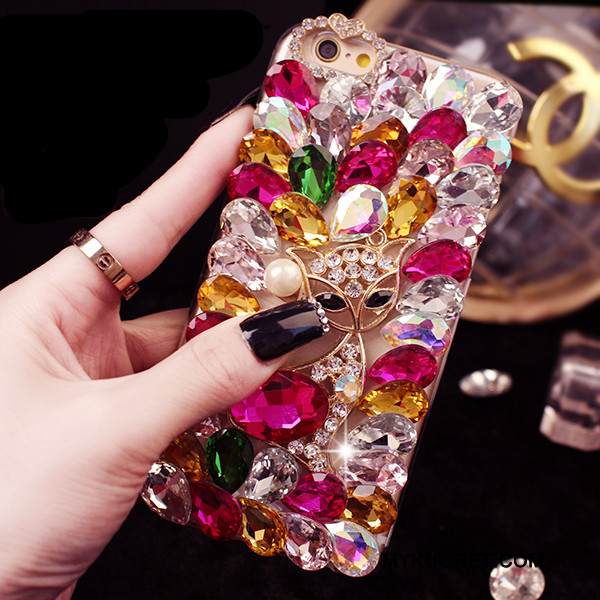 Kuori Htc U Play Strassi Puhelimen Kuoret Punainen, Kotelo Htc U Play Suojaus Kettu