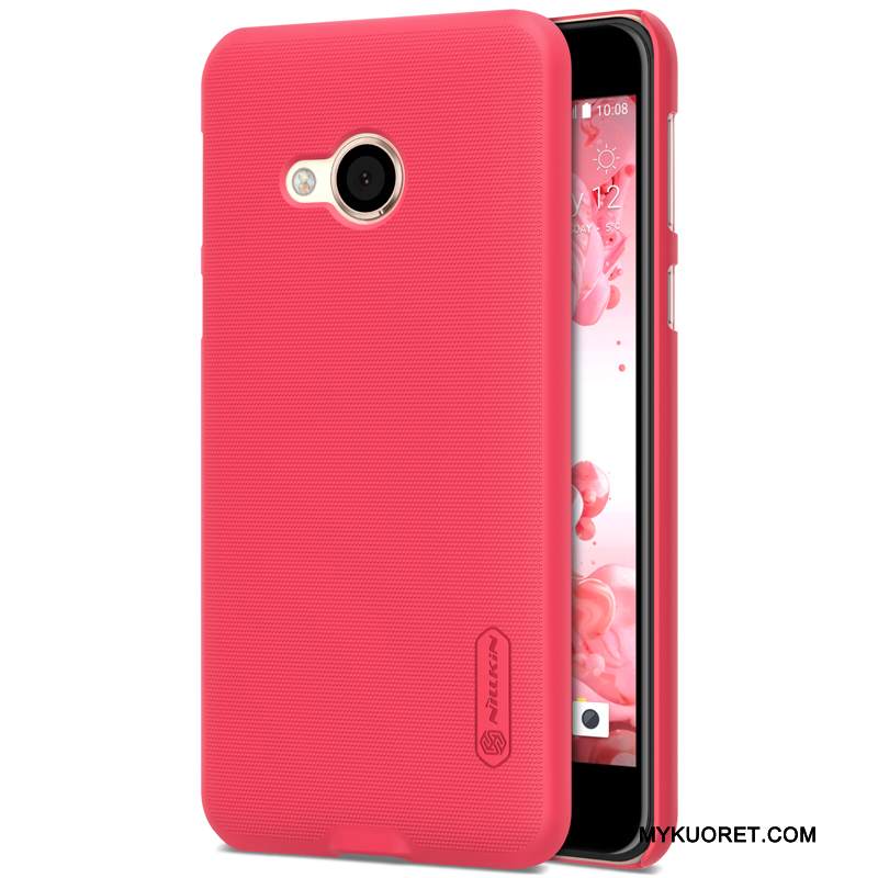 Kuori Htc U Play Suojaus Harmaa Puhelimen Kuoret, Kotelo Htc U Play Kova Pesty Suede